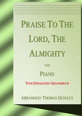 Praise To The Lord, The Almighty piano sheet music cover